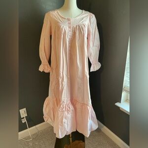 NWT Vintage Victoria's Secret Cotton Nightgown, Pink, Cottage Core, Prairie, S